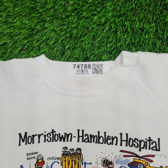 Vintage 1991 Hospital Sweatshirt XL 24x25 Morristown-Hamblen - Picture 13 of 14